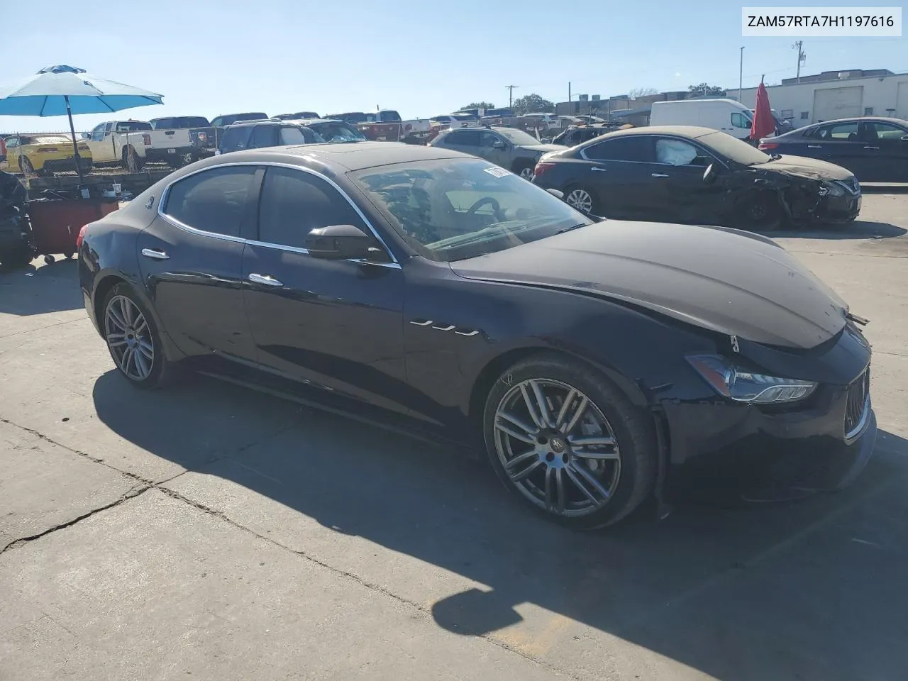 2017 Maserati Ghibli S VIN: ZAM57RTA7H1197616 Lot: 77887724