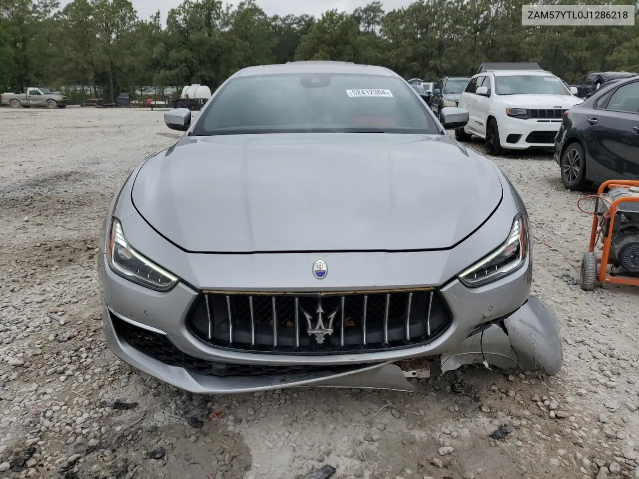 ZAM57YTL0J1286218 2018 Maserati Ghibli S