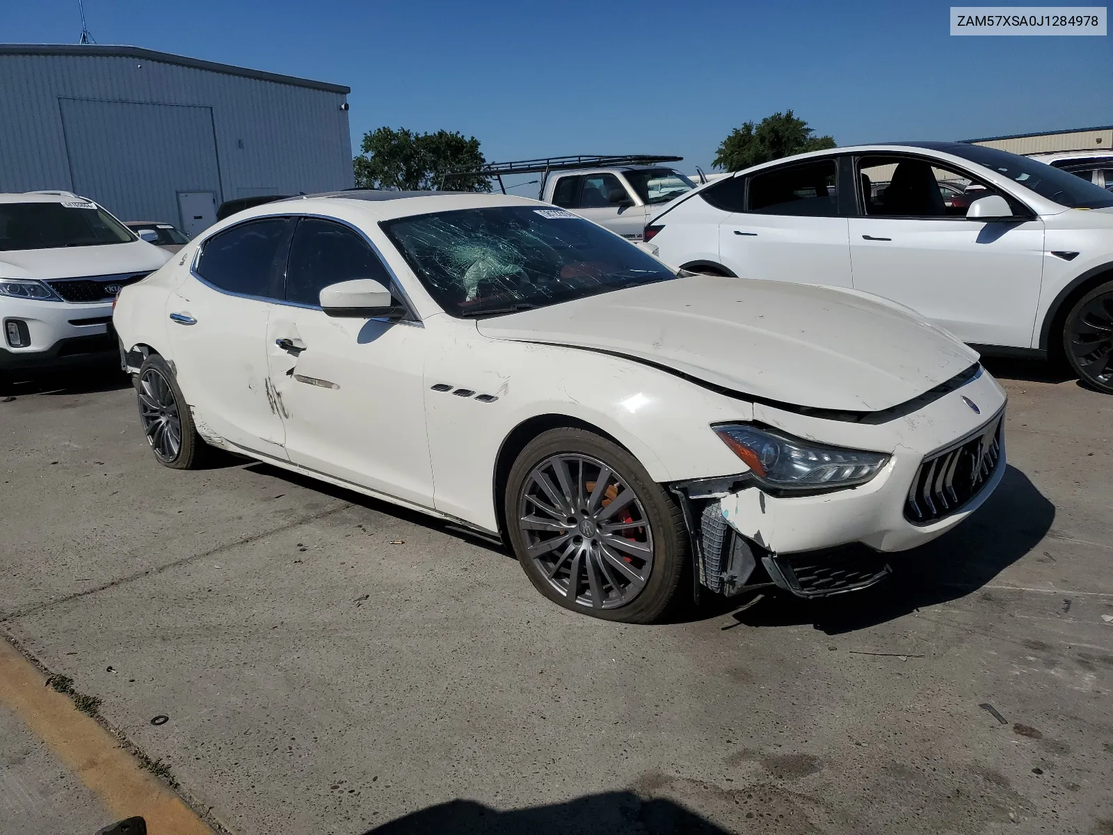 2018 Maserati Ghibli VIN: ZAM57XSA0J1284978 Lot: 58122914