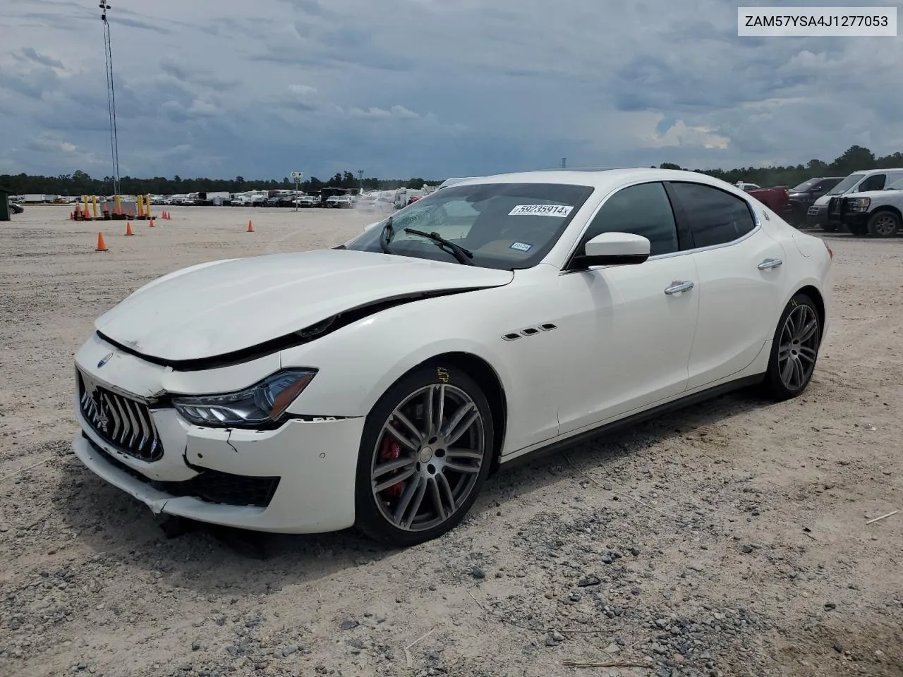 ZAM57YSA4J1277053 2018 Maserati Ghibli S