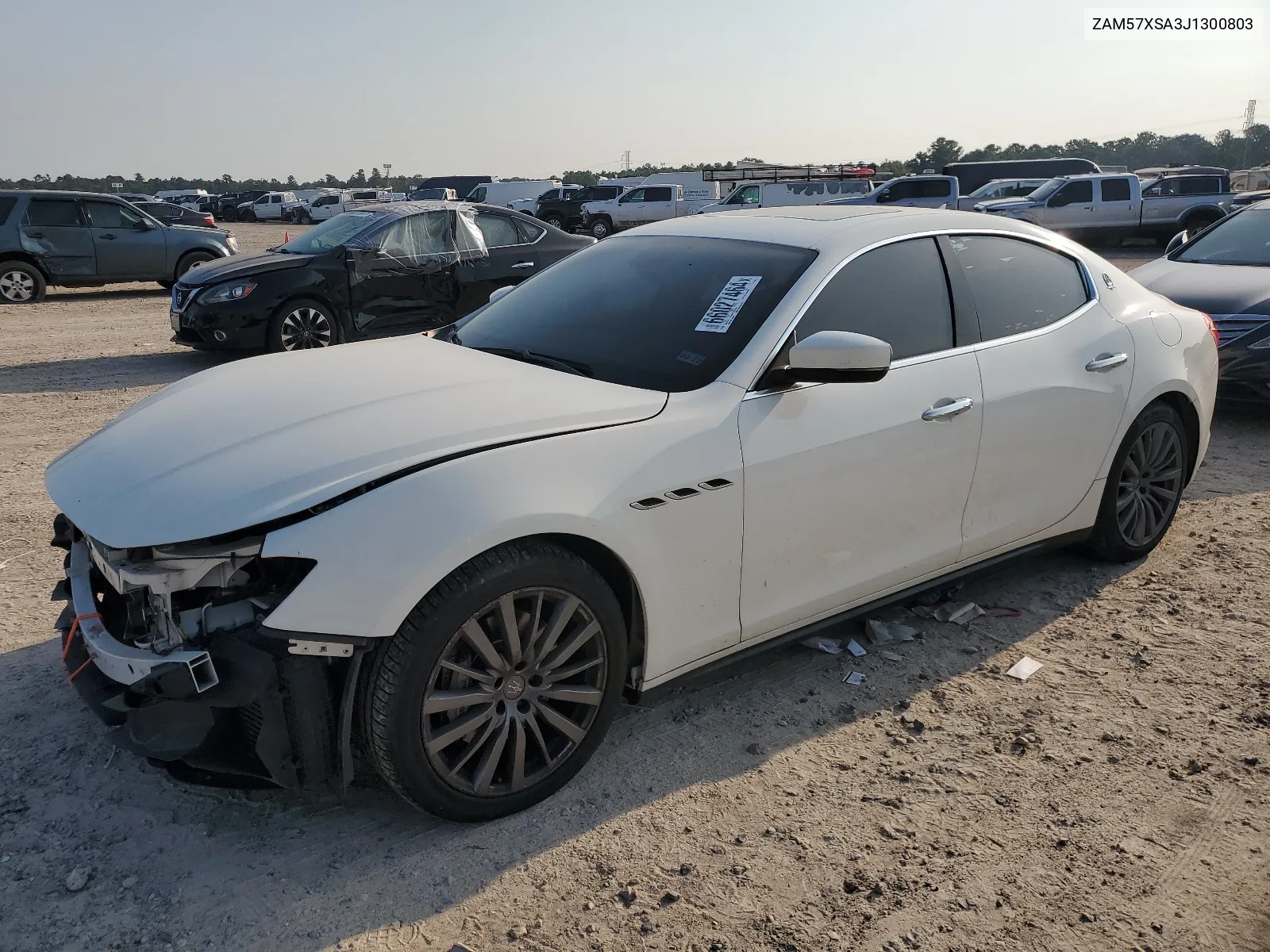 2018 Maserati Ghibli VIN: ZAM57XSA3J1300803 Lot: 66027464