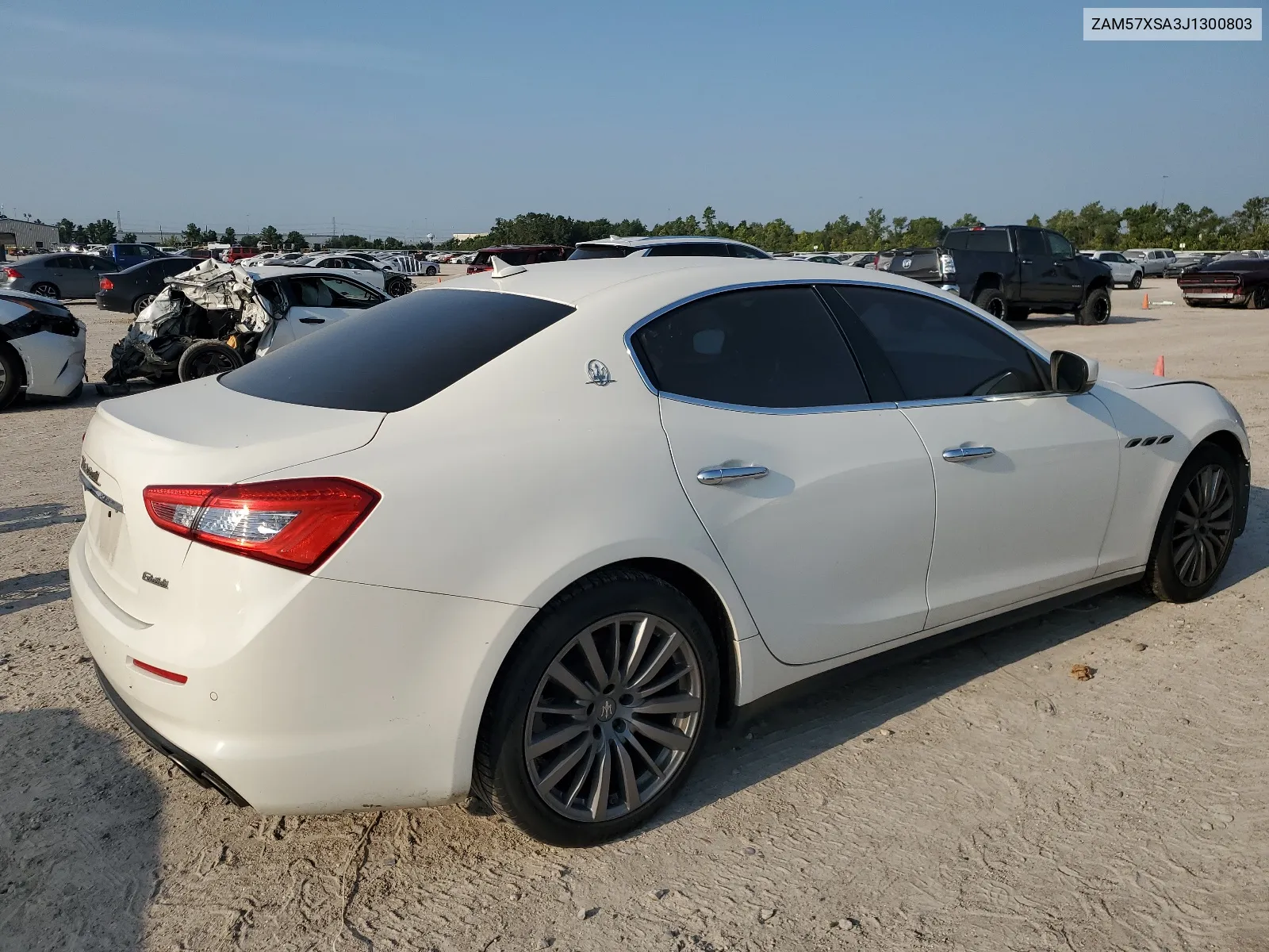 2018 Maserati Ghibli VIN: ZAM57XSA3J1300803 Lot: 66027464