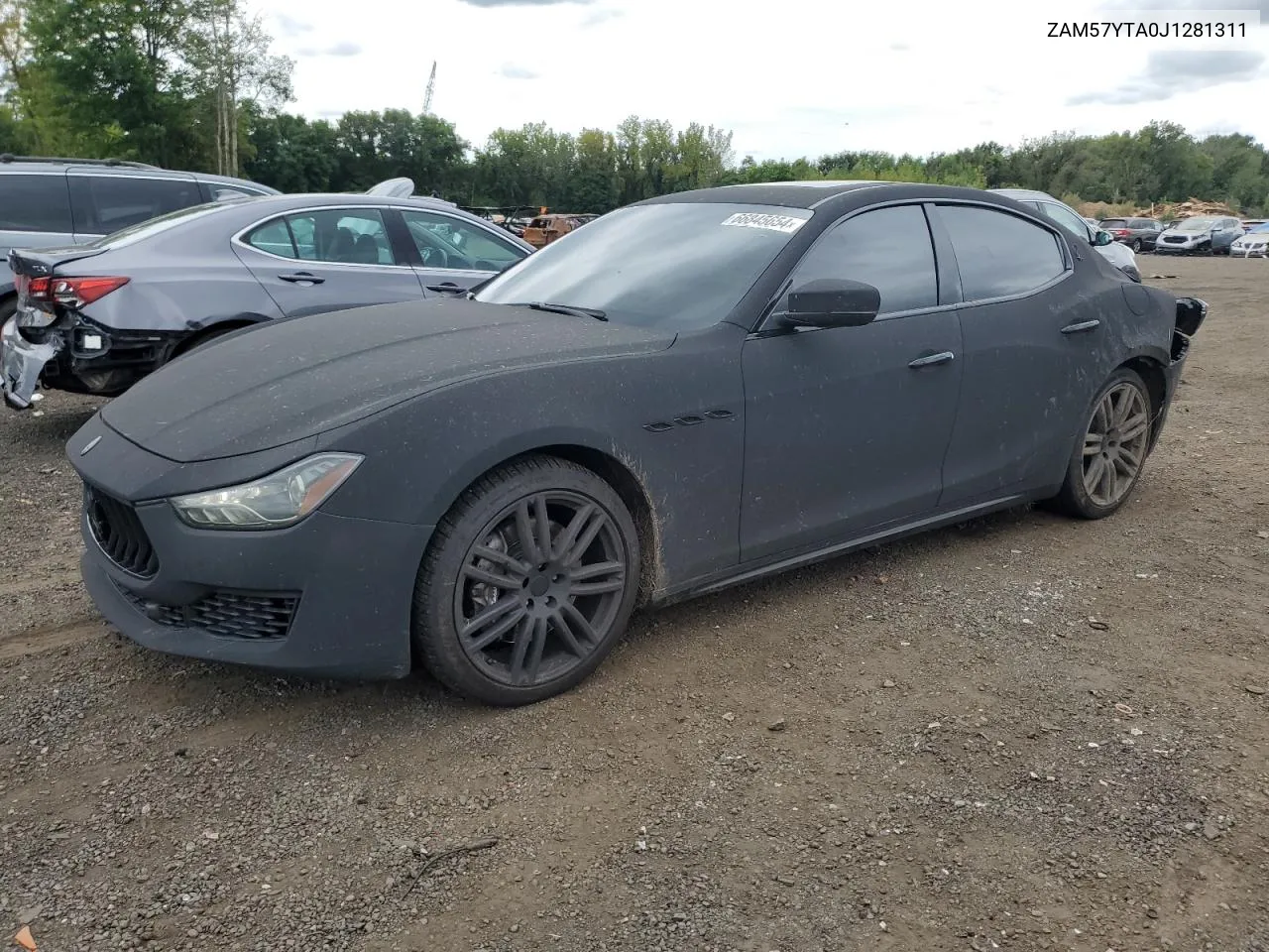 2018 Maserati Ghibli S VIN: ZAM57YTA0J1281311 Lot: 66845654