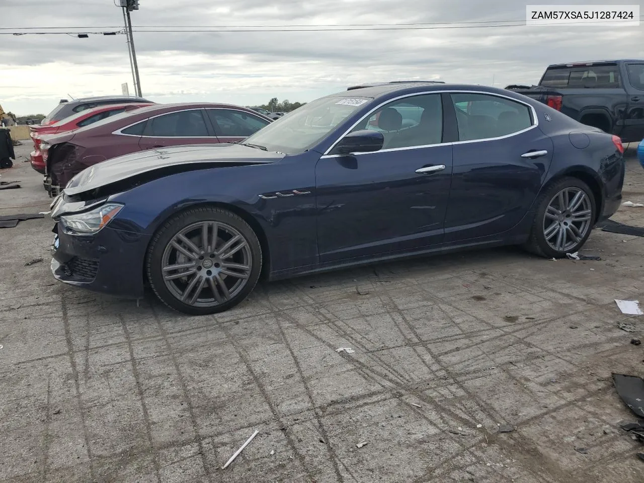 2018 Maserati Ghibli VIN: ZAM57XSA5J1287424 Lot: 71215154