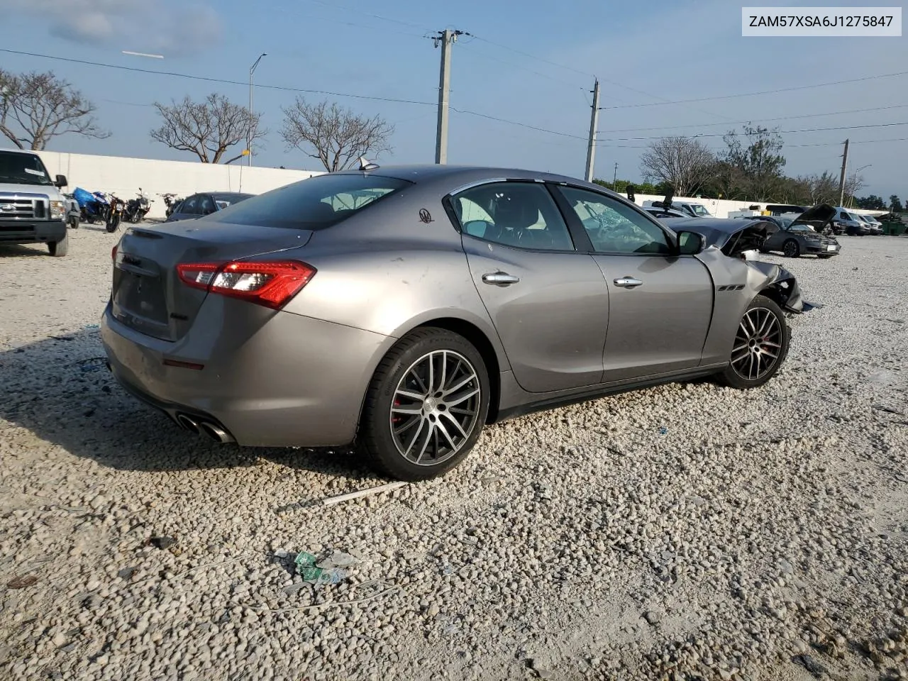 ZAM57XSA6J1275847 2018 Maserati Ghibli