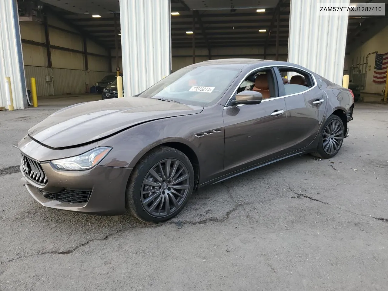 2018 Maserati Ghibli S VIN: ZAM57YTAXJ1287410 Lot: 77846274