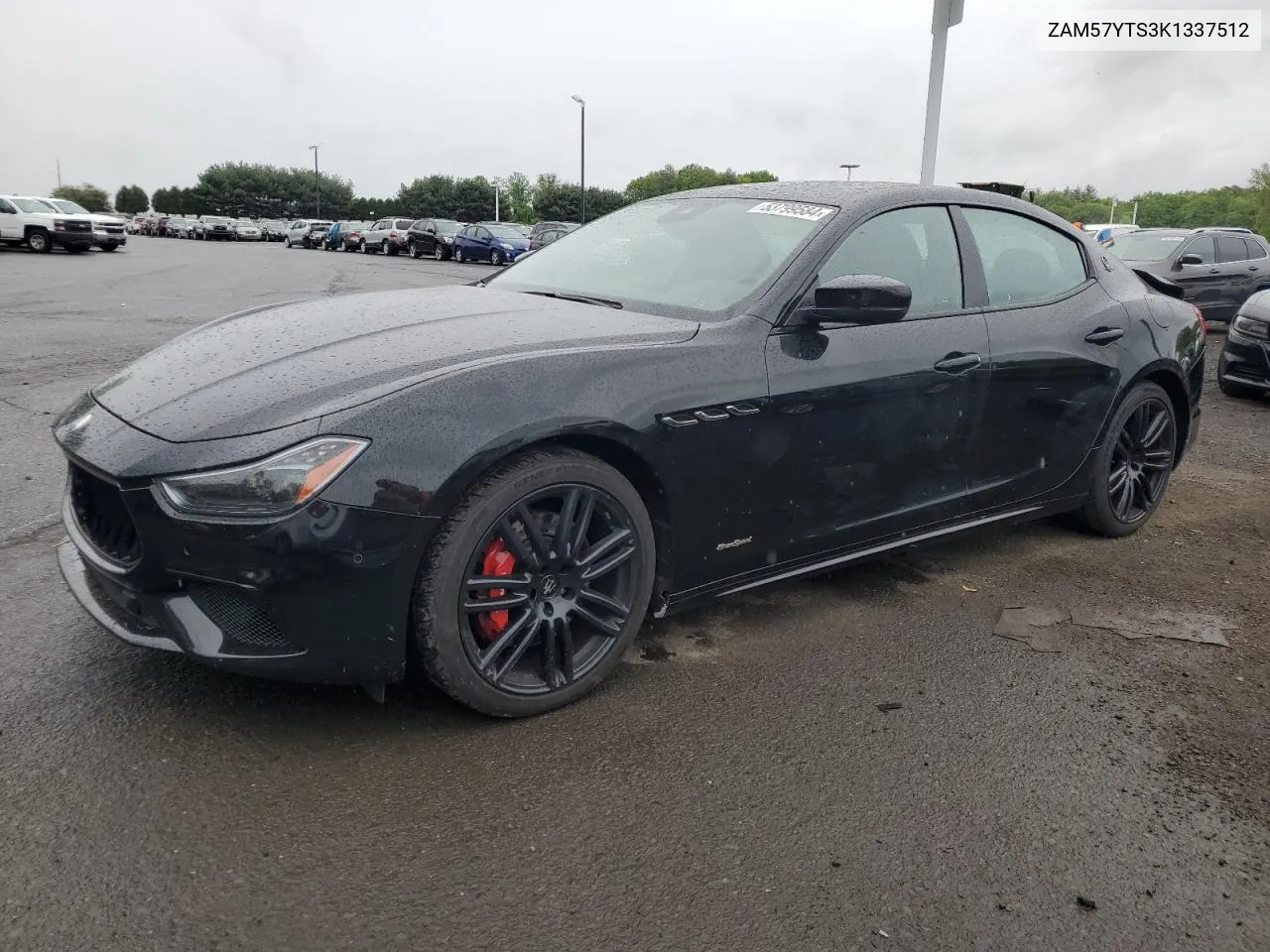 2019 Maserati Ghibli S VIN: ZAM57YTS3K1337512 Lot: 53799584