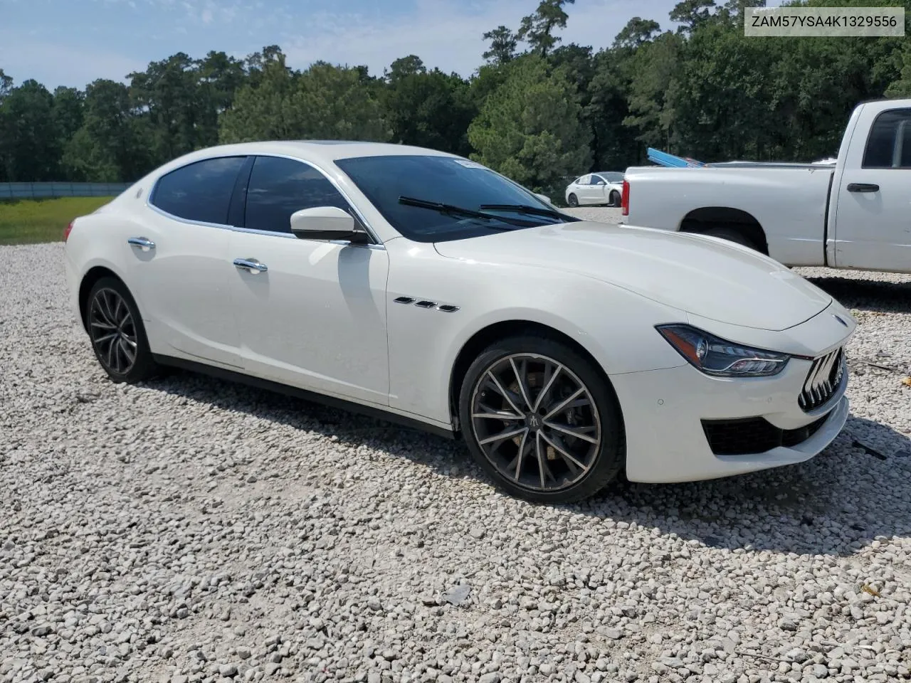 2019 Maserati Ghibli S VIN: ZAM57YSA4K1329556 Lot: 54620654