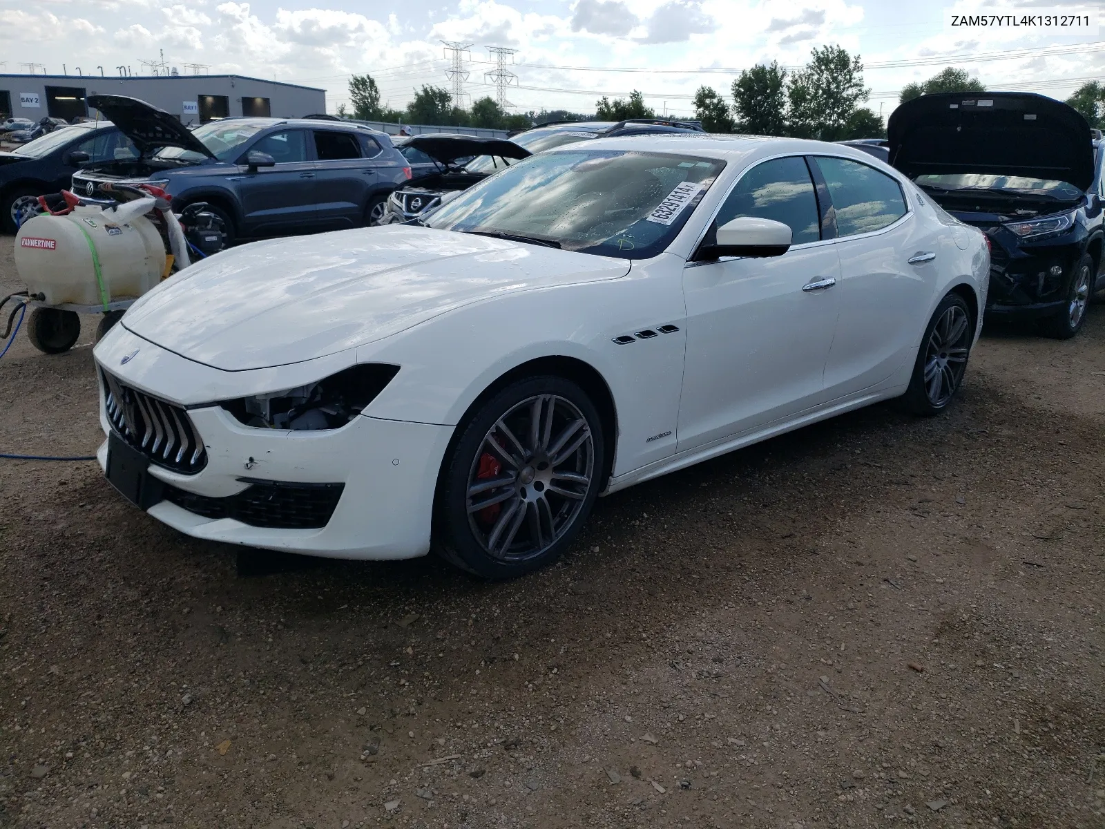 2019 Maserati Ghibli S VIN: ZAM57YTL4K1312711 Lot: 63291414