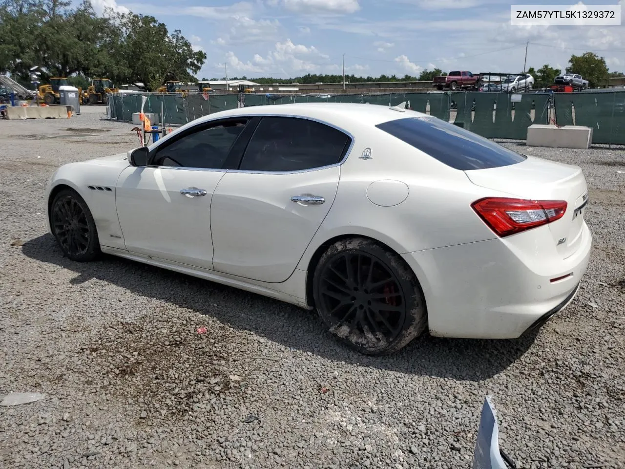 ZAM57YTL5K1329372 2019 Maserati Ghibli S