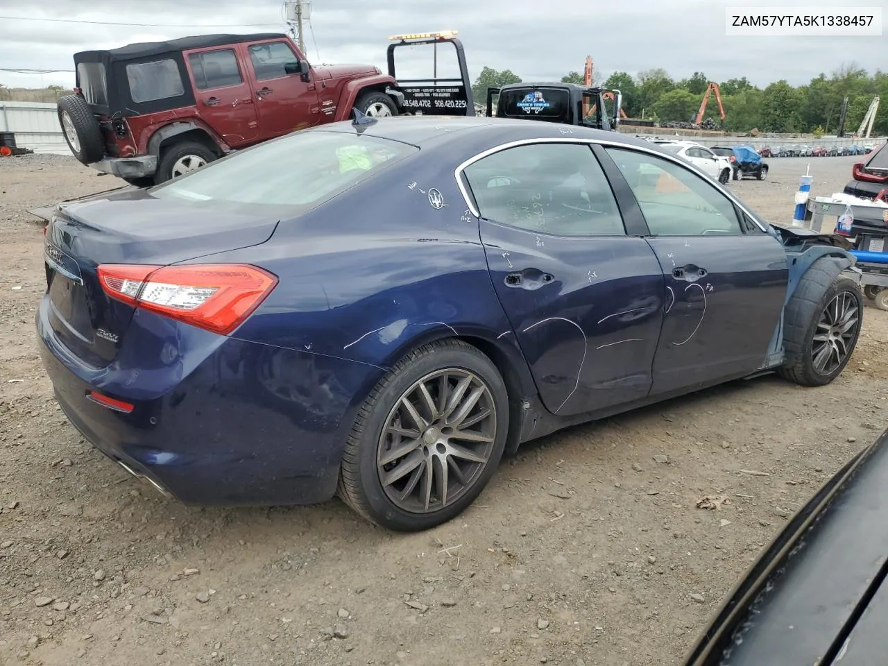 2019 Maserati Ghibli S VIN: ZAM57YTA5K1338457 Lot: 69809404