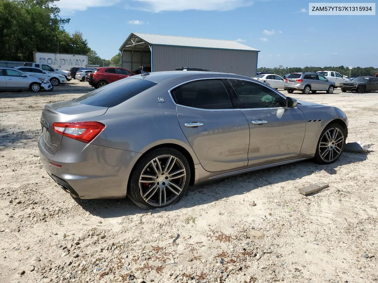 ZAM57YTS7K1315934 2019 Maserati Ghibli S