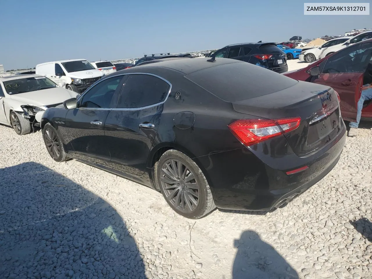 2019 Maserati Ghibli VIN: ZAM57XSA9K1312701 Lot: 75387184