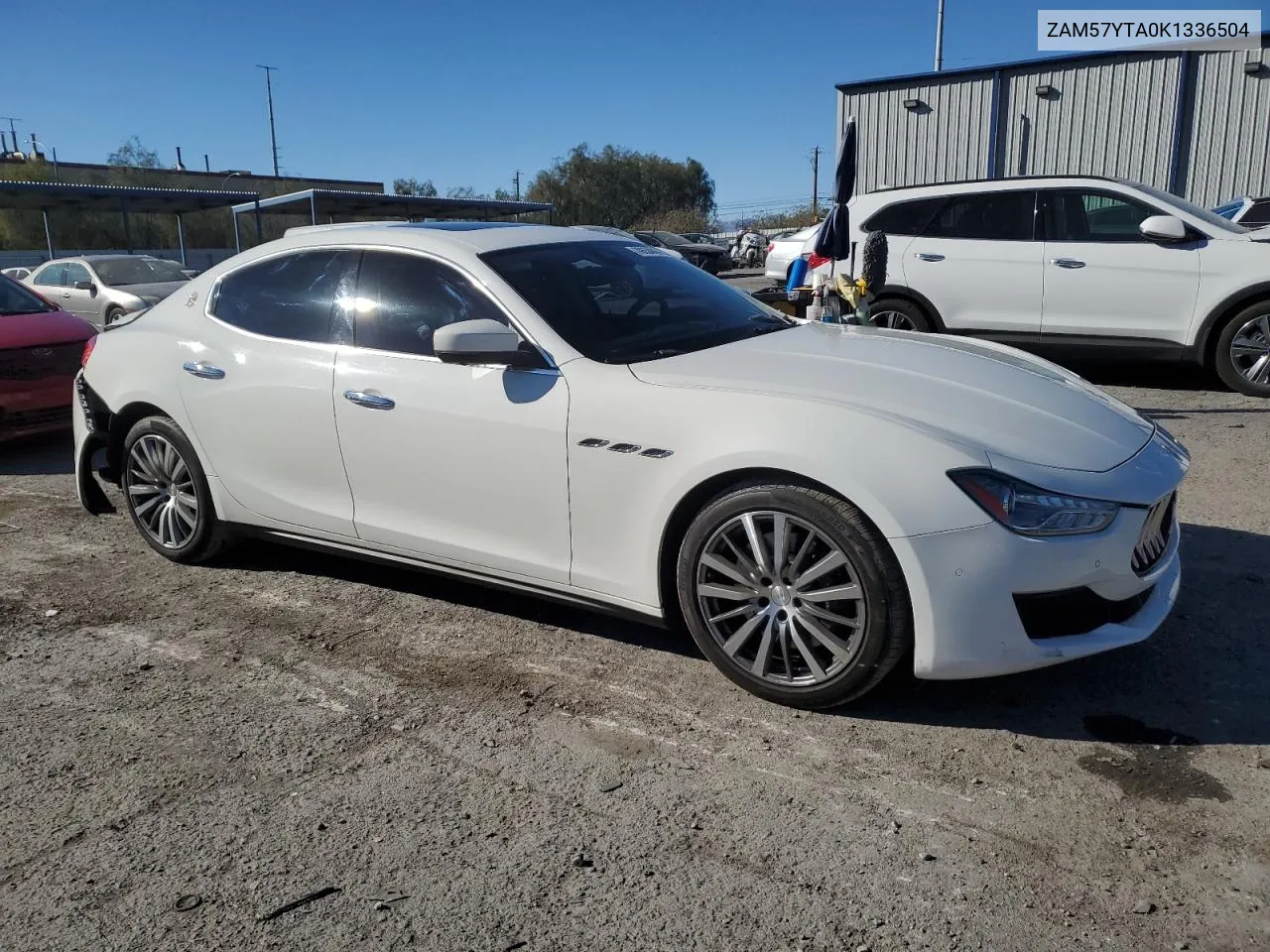 2019 Maserati Ghibli S VIN: ZAM57YTA0K1336504 Lot: 79634864