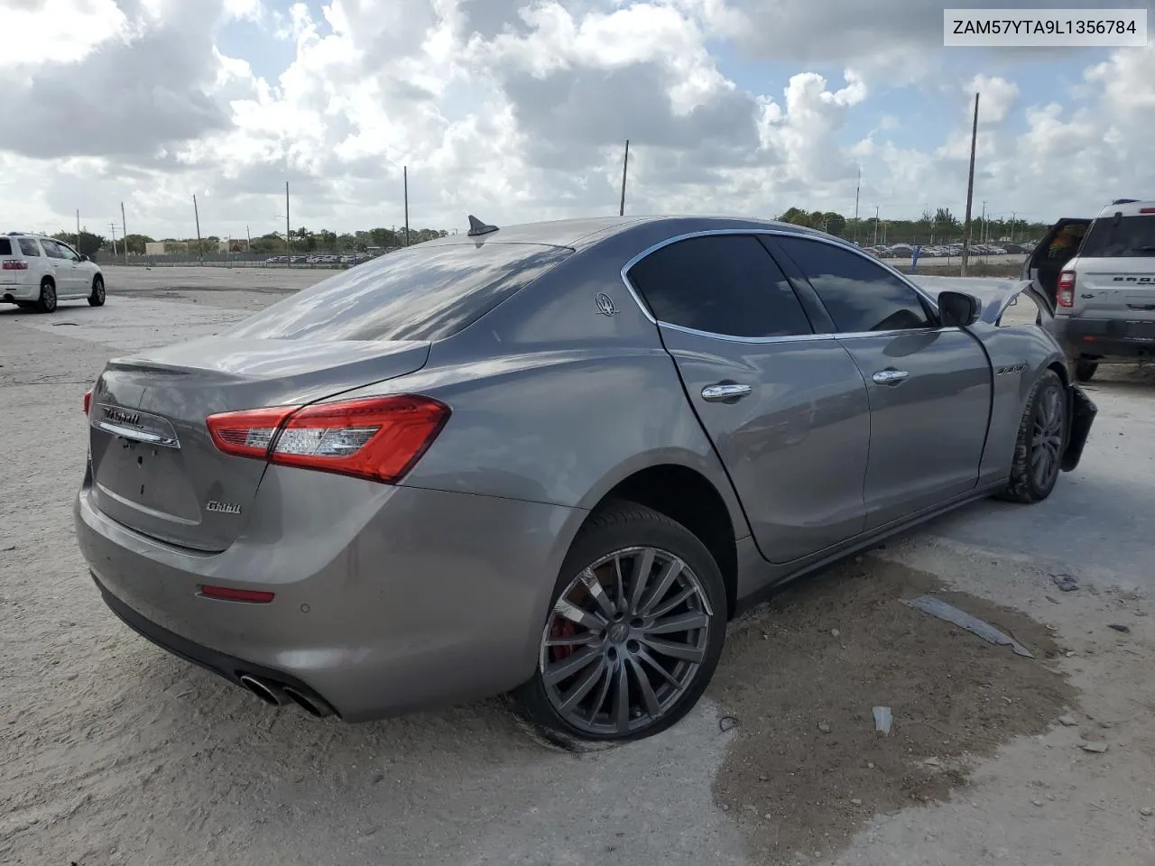 2020 Maserati Ghibli S VIN: ZAM57YTA9L1356784 Lot: 59658384