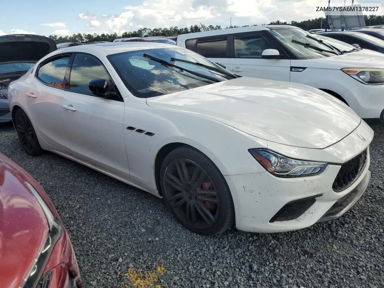 2021 Maserati Ghibli S VIN: ZAM57YSA6M1378227 Lot: 73846784