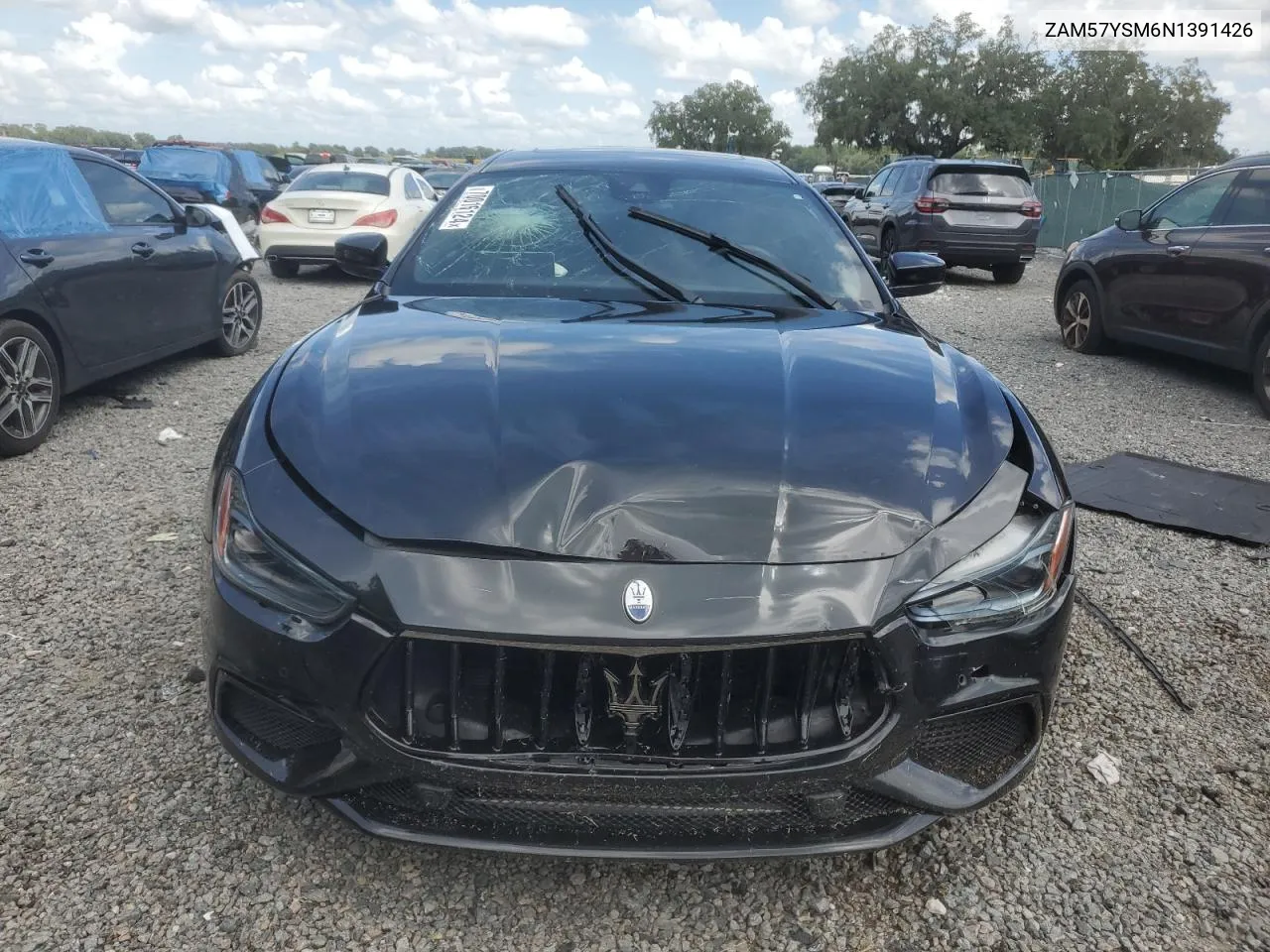 2022 Maserati Ghibli Modena VIN: ZAM57YSM6N1391426 Lot: 70016124