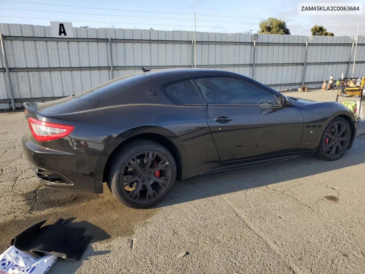 ZAM45KLA2C0063684 2012 Maserati Granturismo S