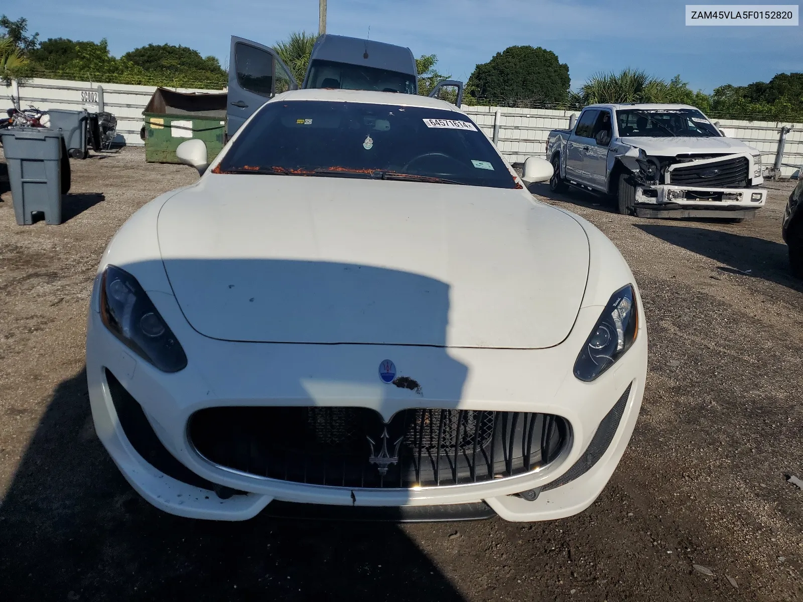 2015 Maserati Granturismo S VIN: ZAM45VLA5F0152820 Lot: 64571614