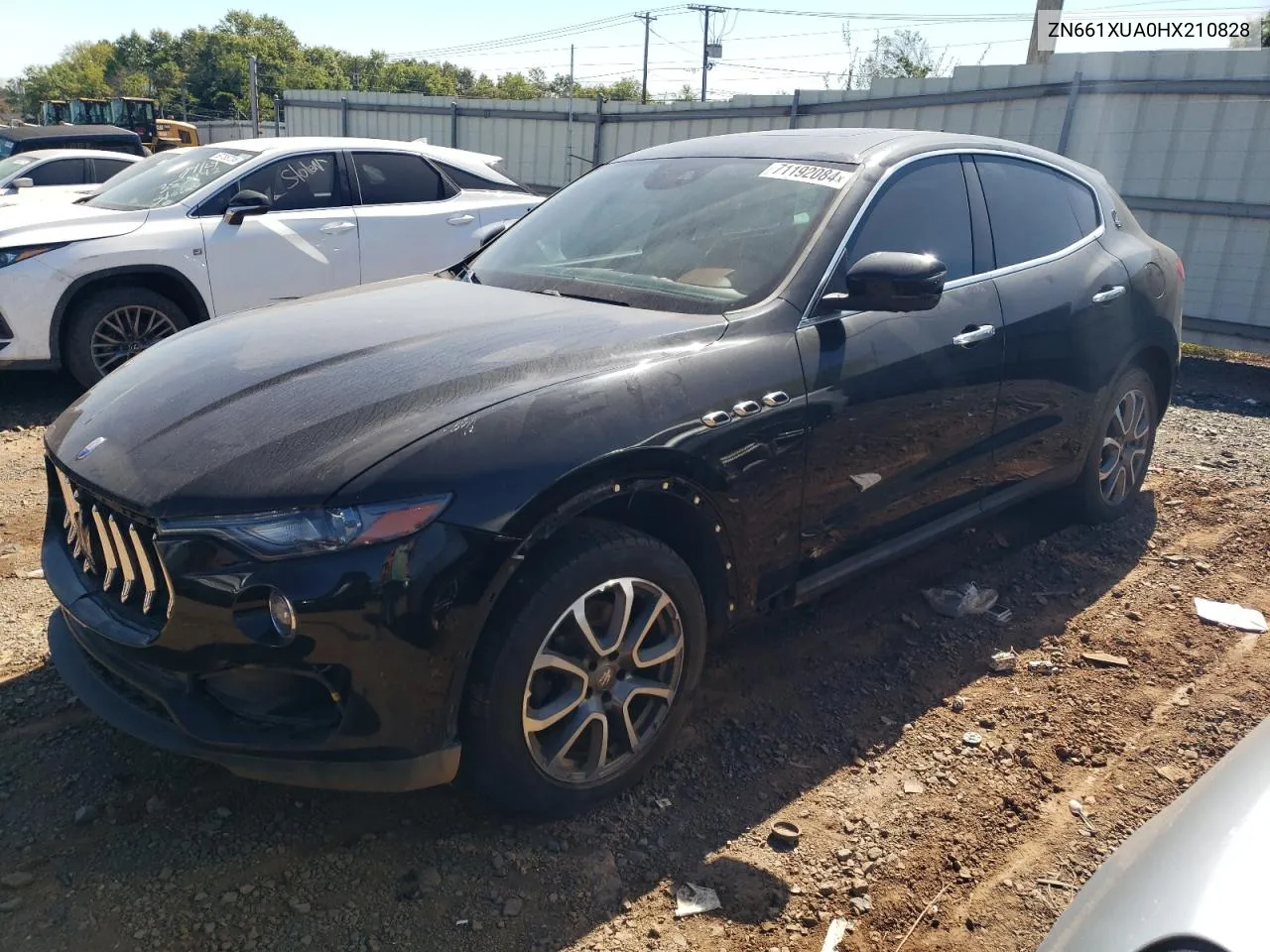 2017 Maserati Levante VIN: ZN661XUA0HX210828 Lot: 71192084