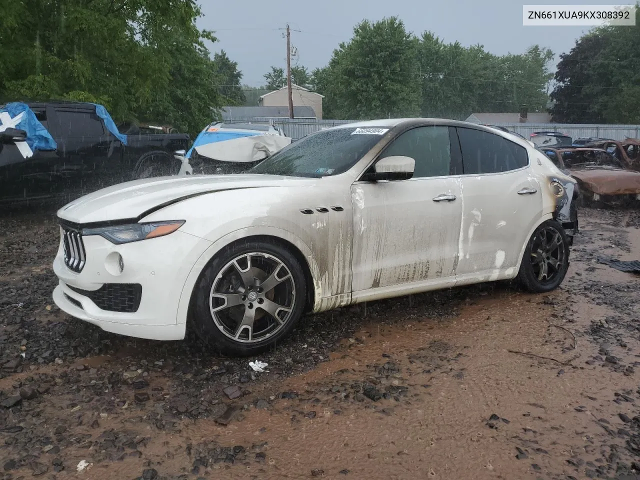 2019 Maserati Levante VIN: ZN661XUA9KX308392 Lot: 66094904