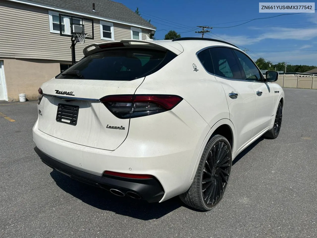 2021 Maserati Levante S Sport VIN: ZN661YUS4MX377542 Lot: 61040794