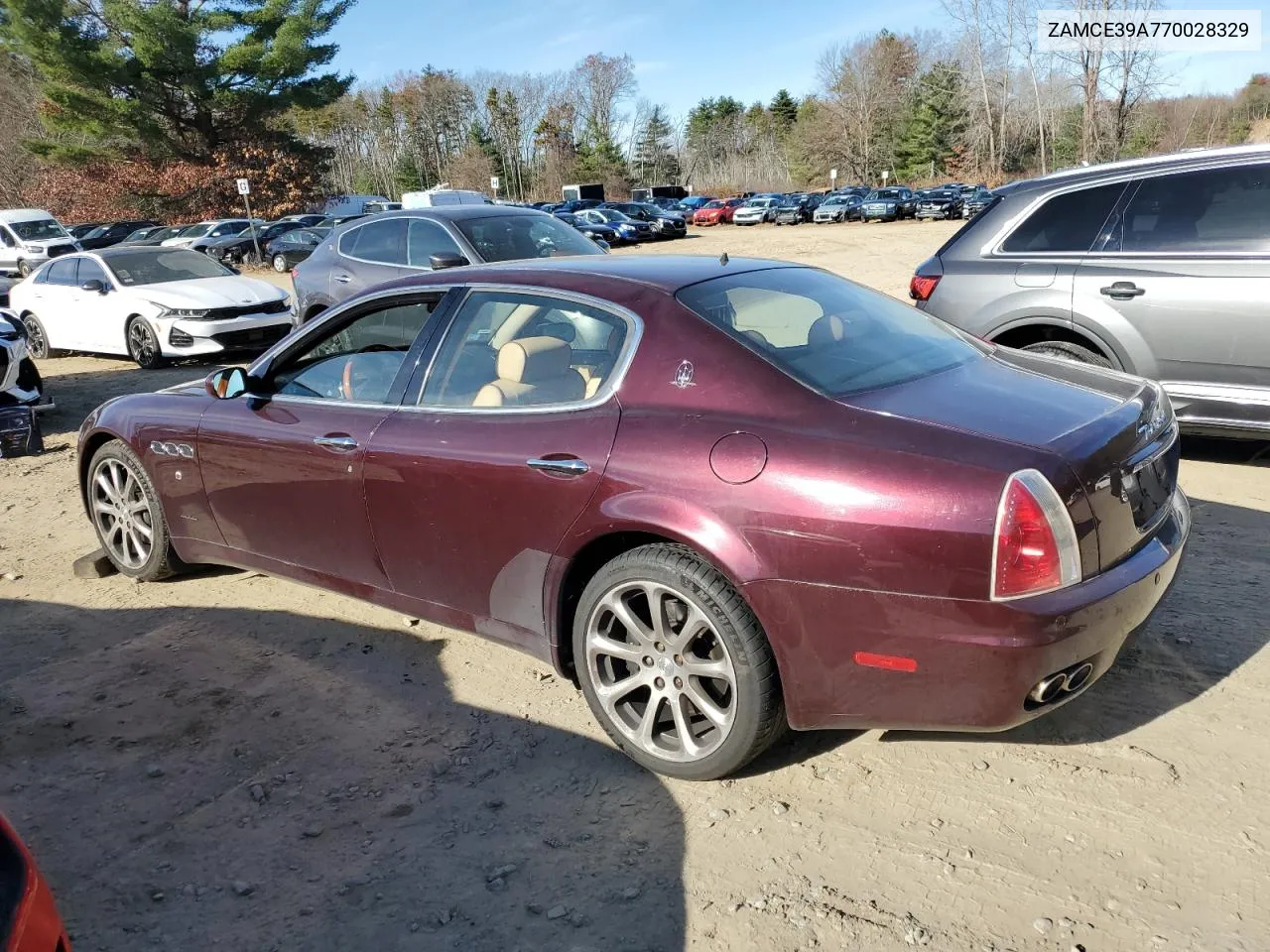 2007 Maserati Quattroporte M139 VIN: ZAMCE39A770028329 Lot: 76982604