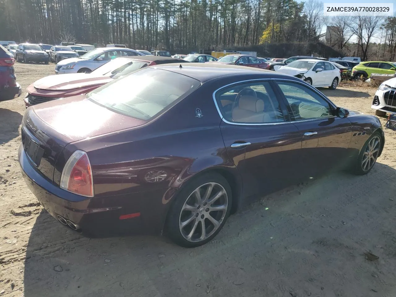 2007 Maserati Quattroporte M139 VIN: ZAMCE39A770028329 Lot: 76982604