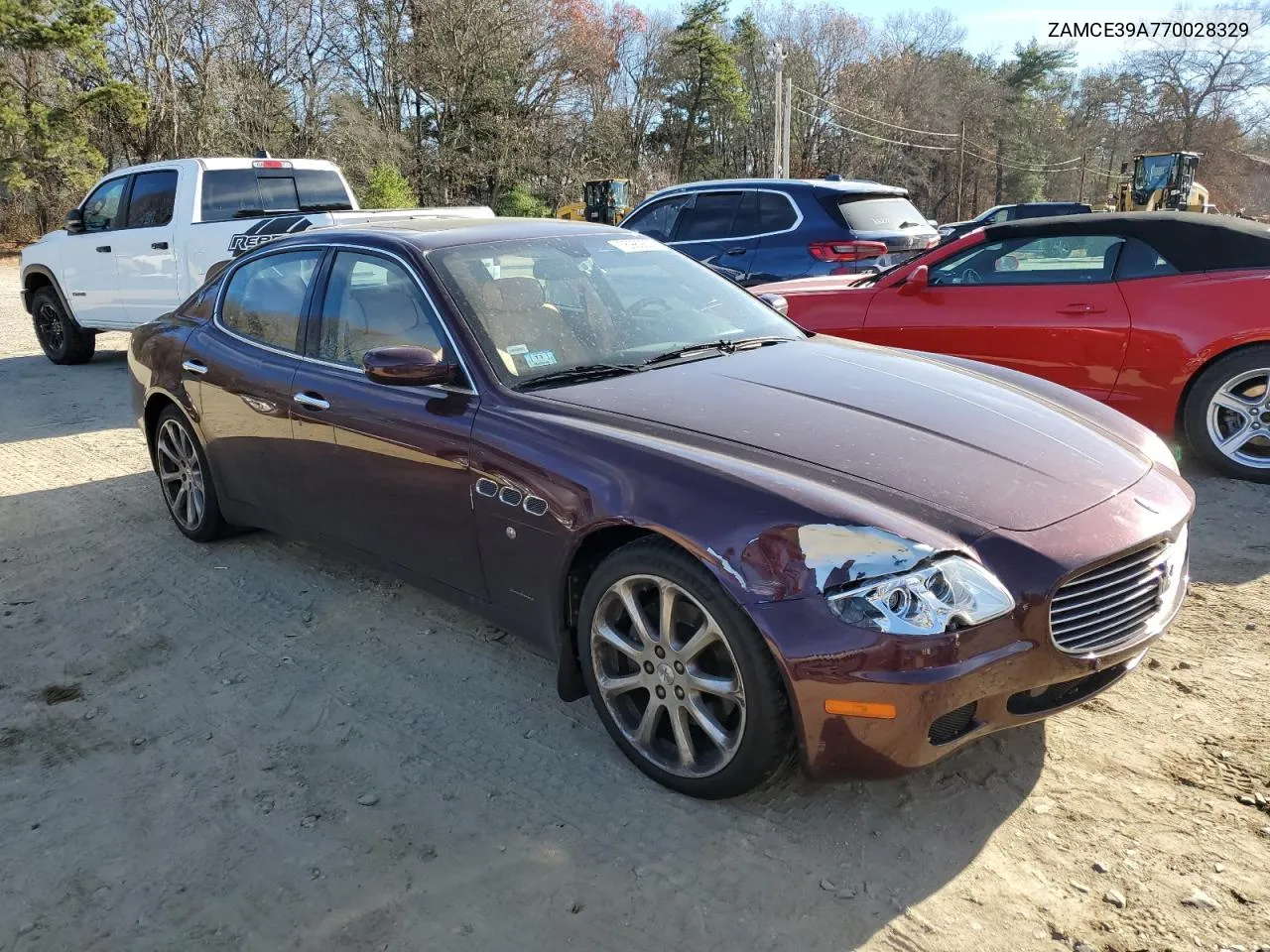 2007 Maserati Quattroporte M139 VIN: ZAMCE39A770028329 Lot: 76982604