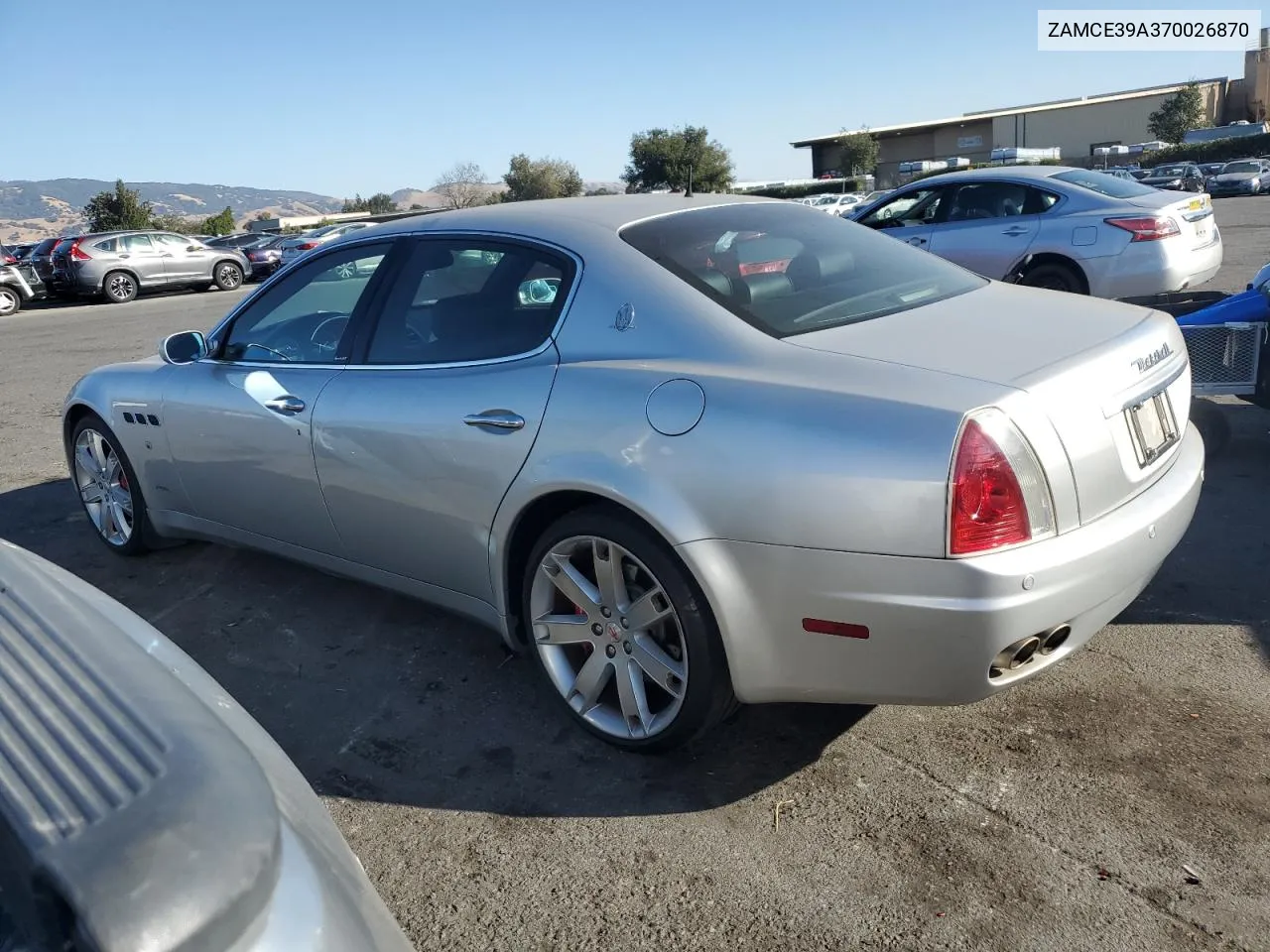 2007 Maserati Quattroporte M139 VIN: ZAMCE39A370026870 Lot: 79366224