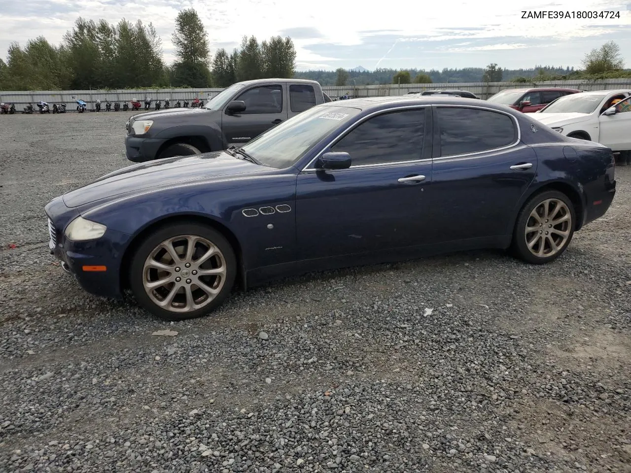 ZAMFE39A180034724 2008 Maserati Quattroporte M139