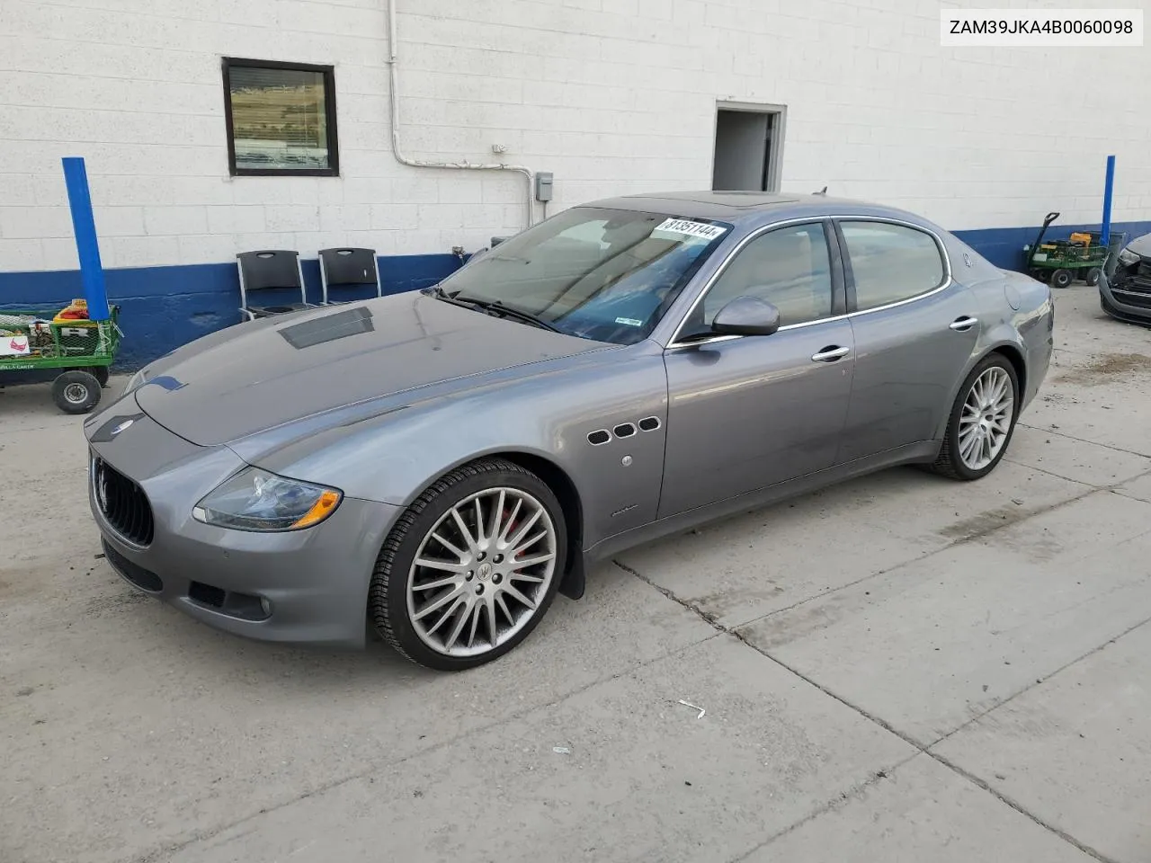 2011 Maserati Quattroporte S VIN: ZAM39JKA4B0060098 Lot: 81351144