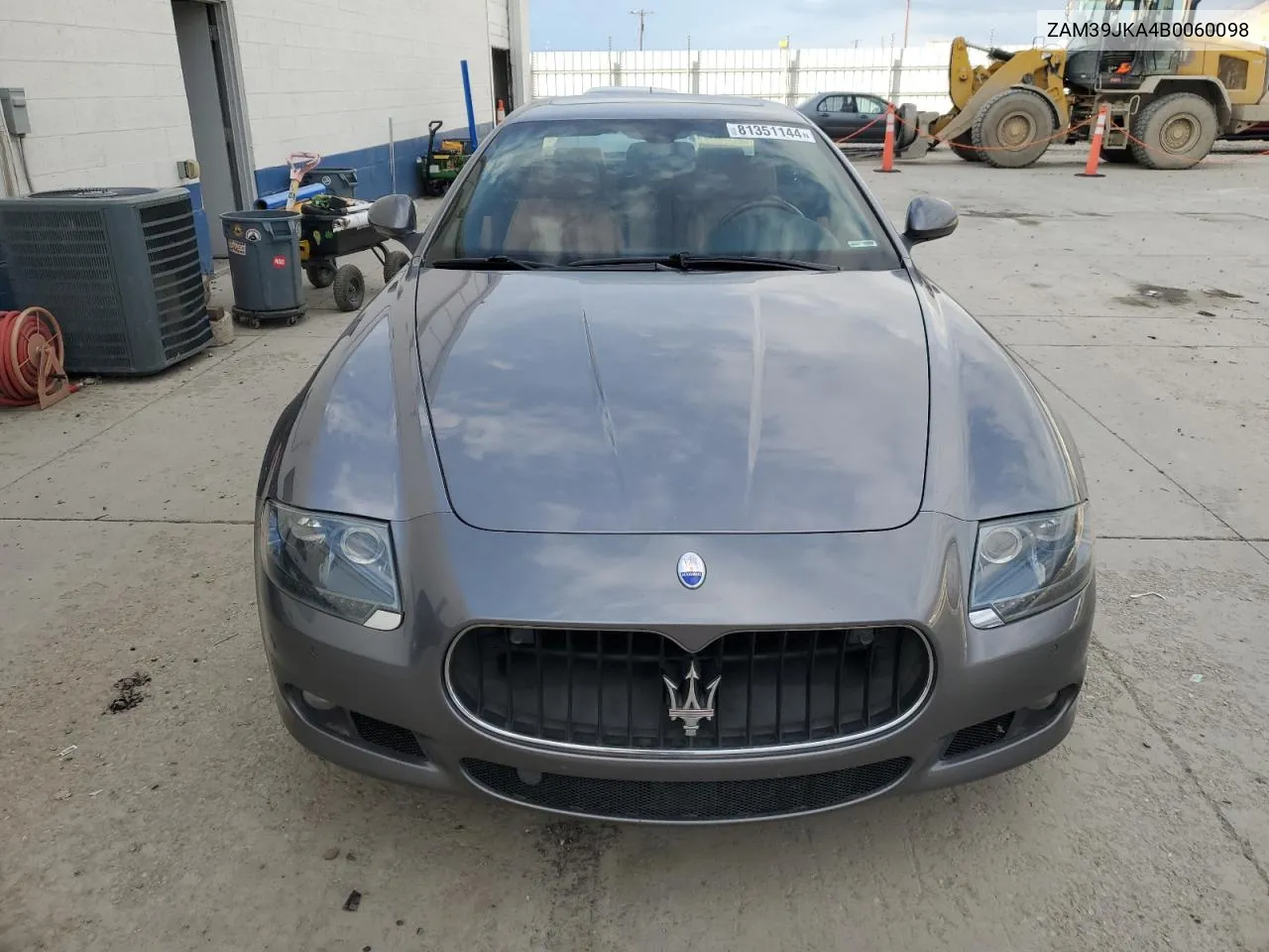 2011 Maserati Quattroporte S VIN: ZAM39JKA4B0060098 Lot: 81351144