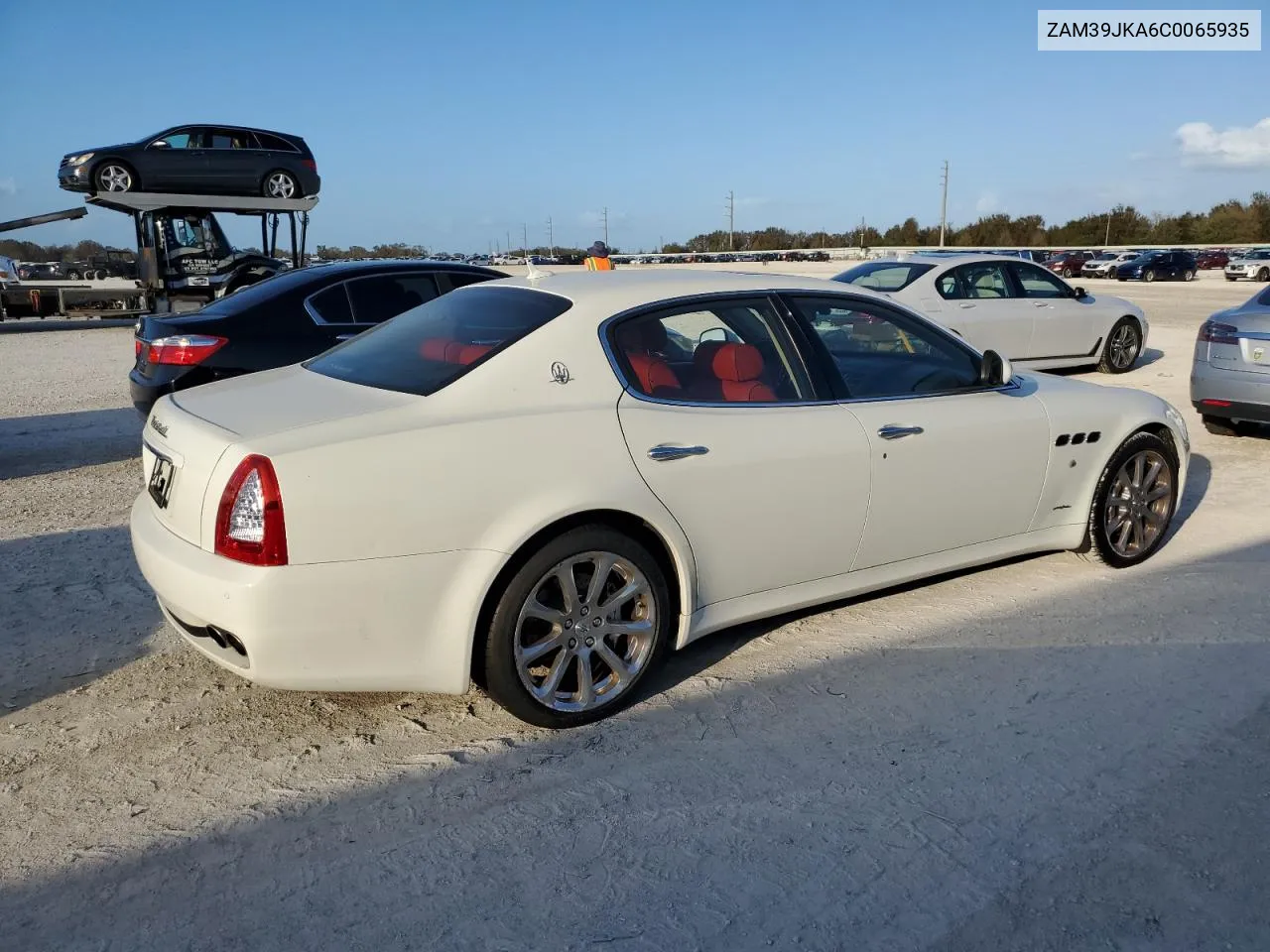 2012 Maserati Quattroporte S VIN: ZAM39JKA6C0065935 Lot: 78179714