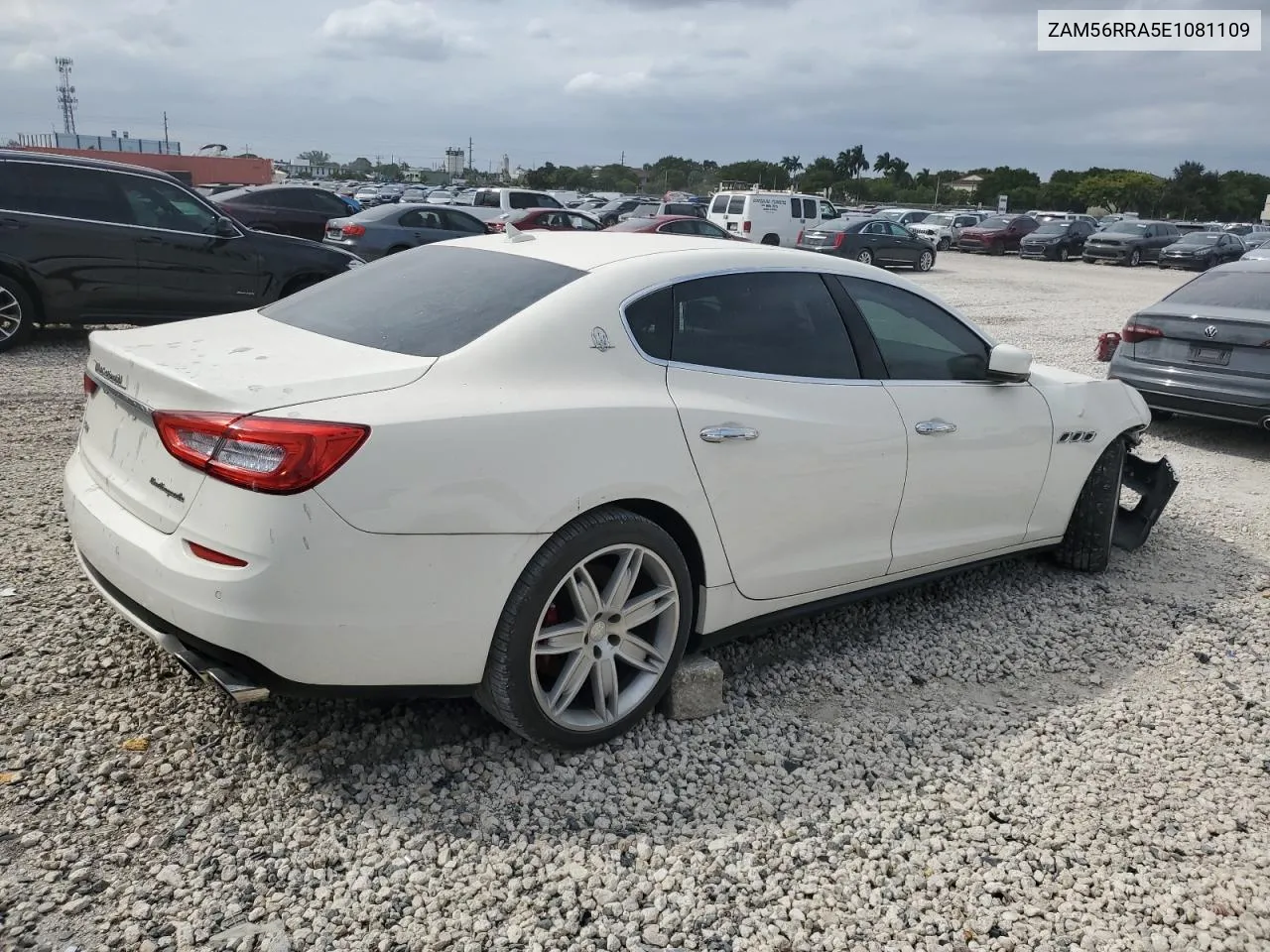 2014 Maserati Quattroporte S VIN: ZAM56RRA5E1081109 Lot: 76803494