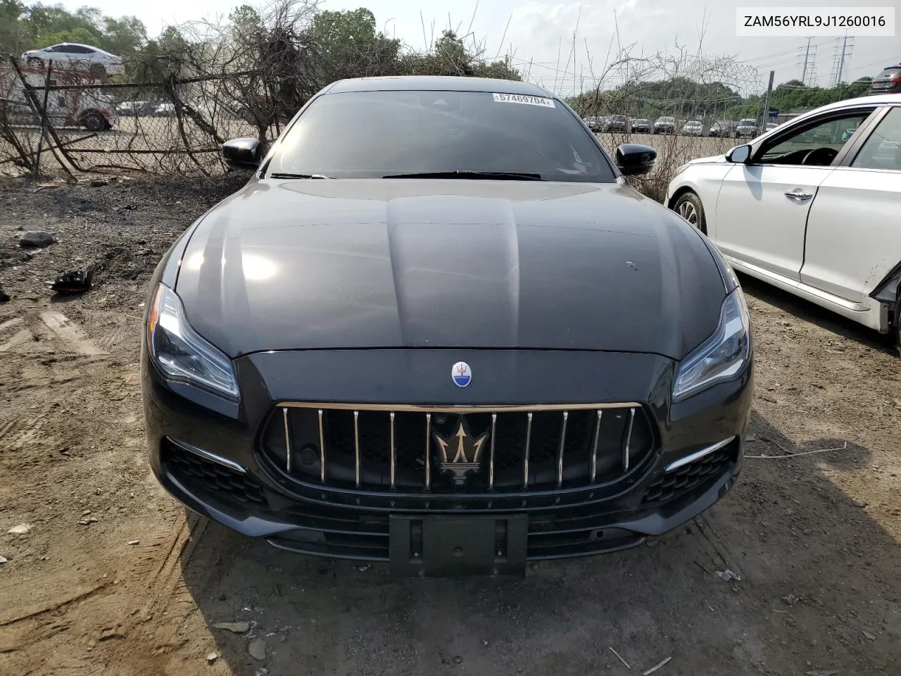 2018 Maserati Quattroporte S VIN: ZAM56YRL9J1260016 Lot: 57469704