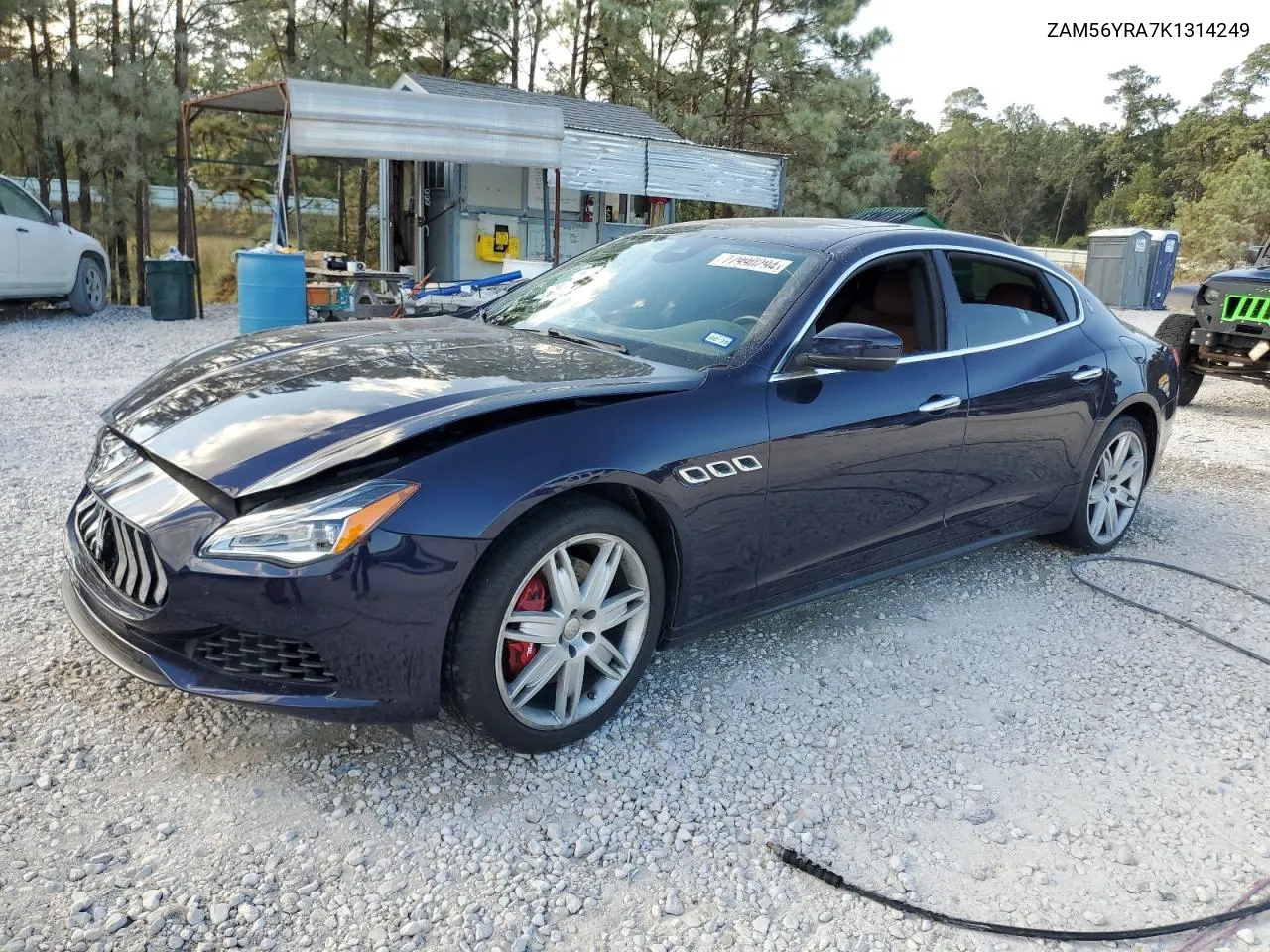 2019 Maserati Quattroporte S VIN: ZAM56YRA7K1314249 Lot: 77990294