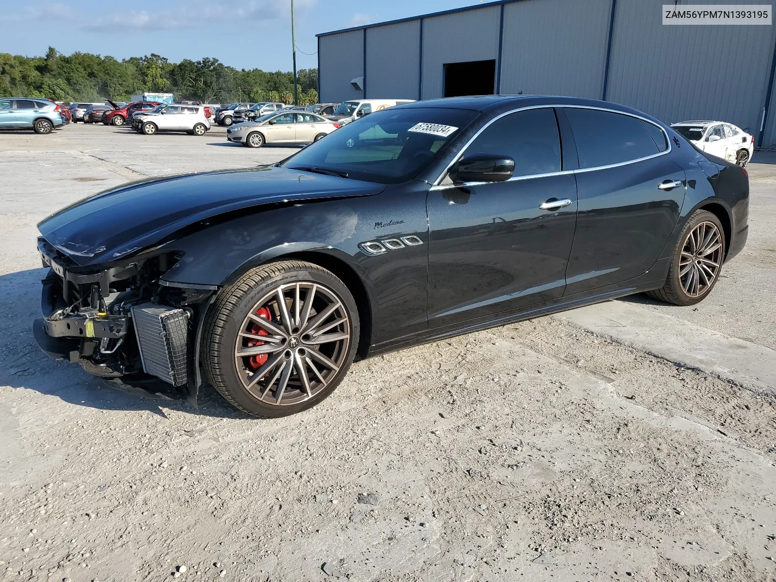 2022 Maserati Quattroporte Modena VIN: ZAM56YPM7N1393195 Lot: 67580034