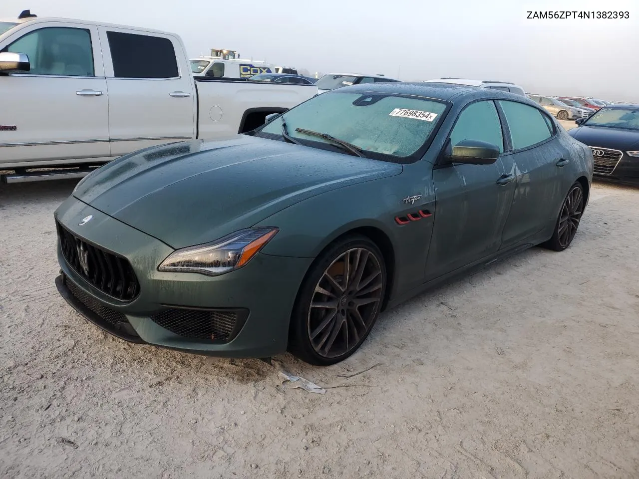 2022 Maserati Quattroporte Trofeo VIN: ZAM56ZPT4N1382393 Lot: 77698354