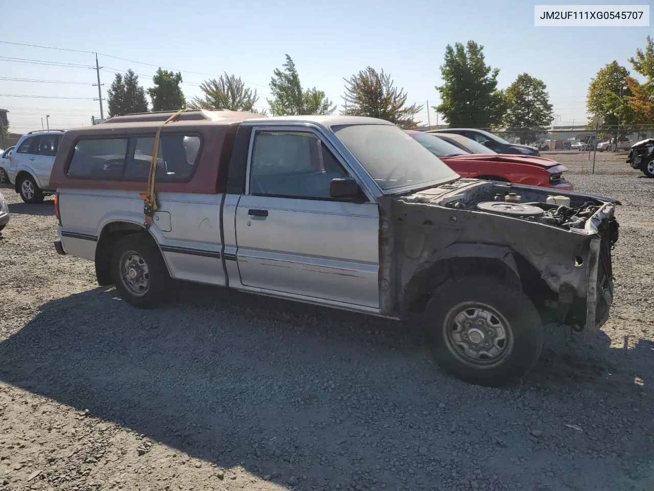 1986 Mazda B2000 VIN: JM2UF111XG0545707 Lot: 69582154