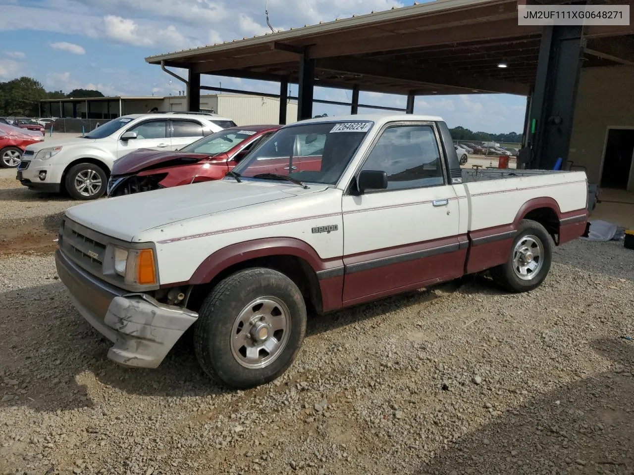 1986 Mazda B2000 VIN: JM2UF111XG0648271 Lot: 72646224