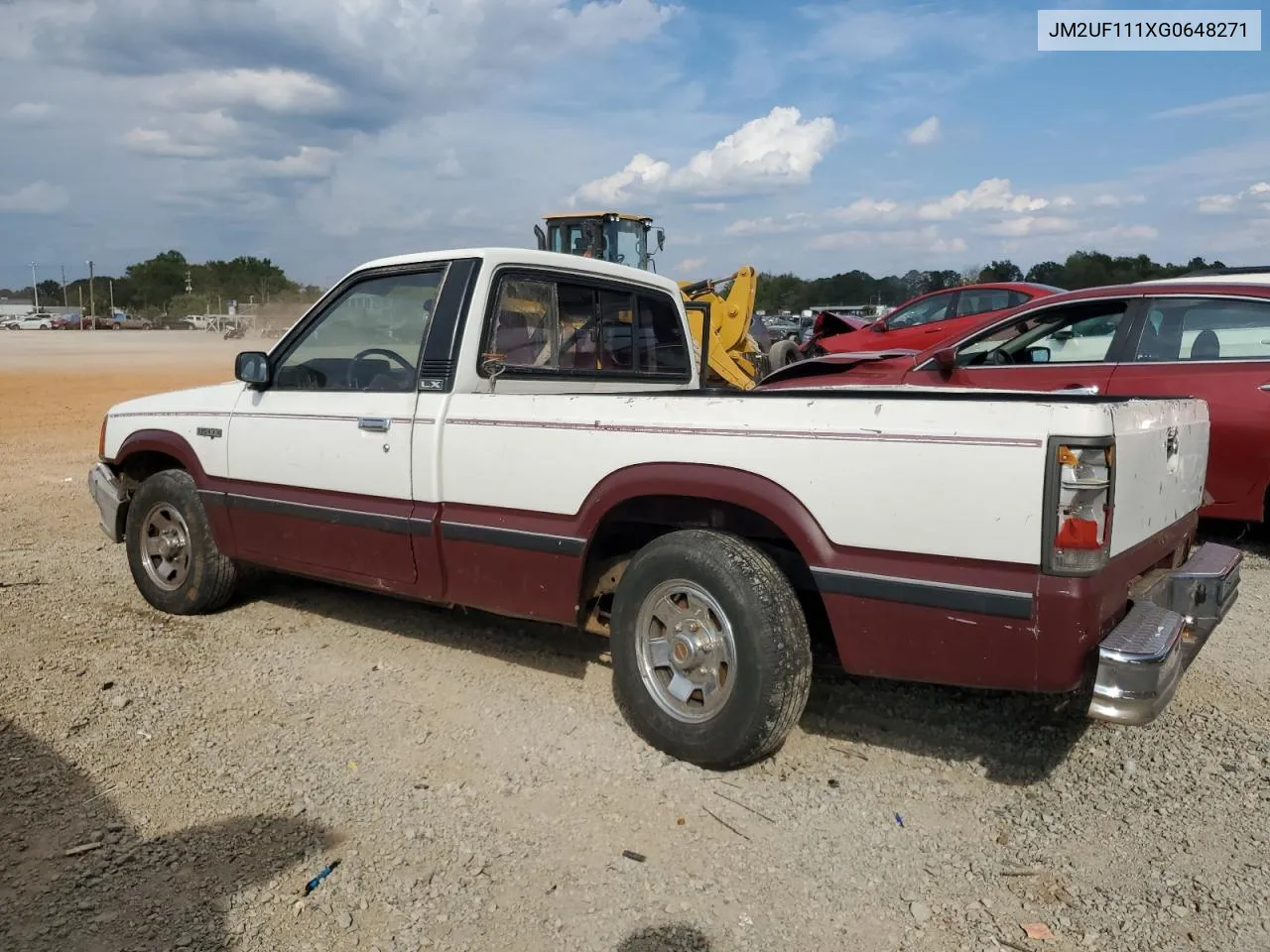 1986 Mazda B2000 VIN: JM2UF111XG0648271 Lot: 72646224