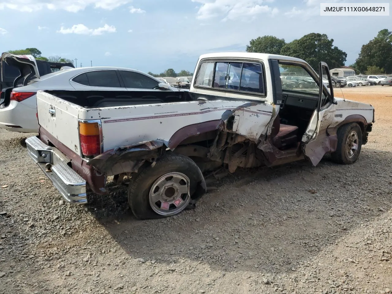 1986 Mazda B2000 VIN: JM2UF111XG0648271 Lot: 72646224