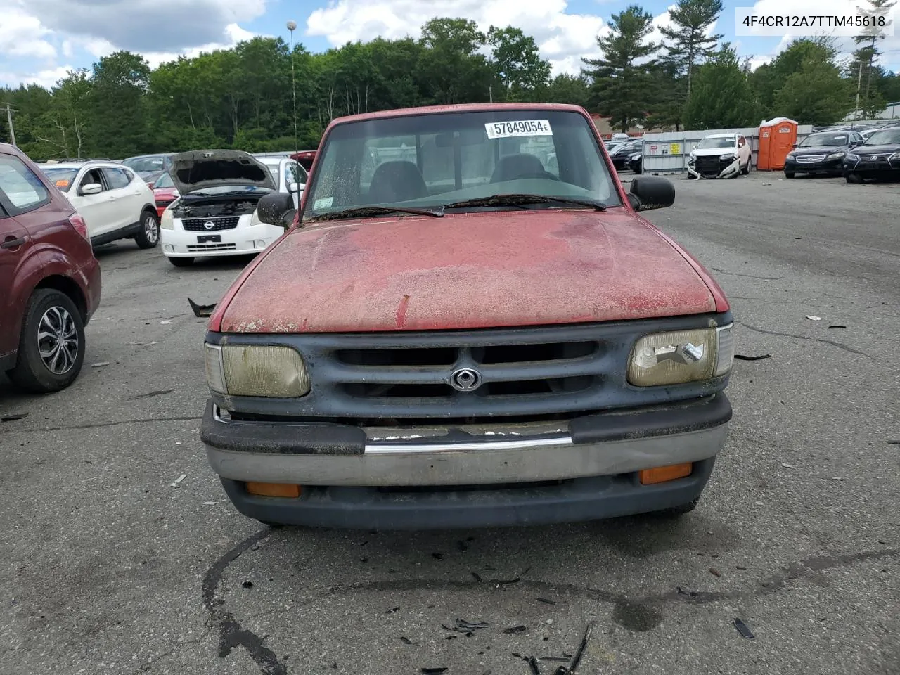 1996 Mazda B2300 VIN: 4F4CR12A7TTM45618 Lot: 57849054