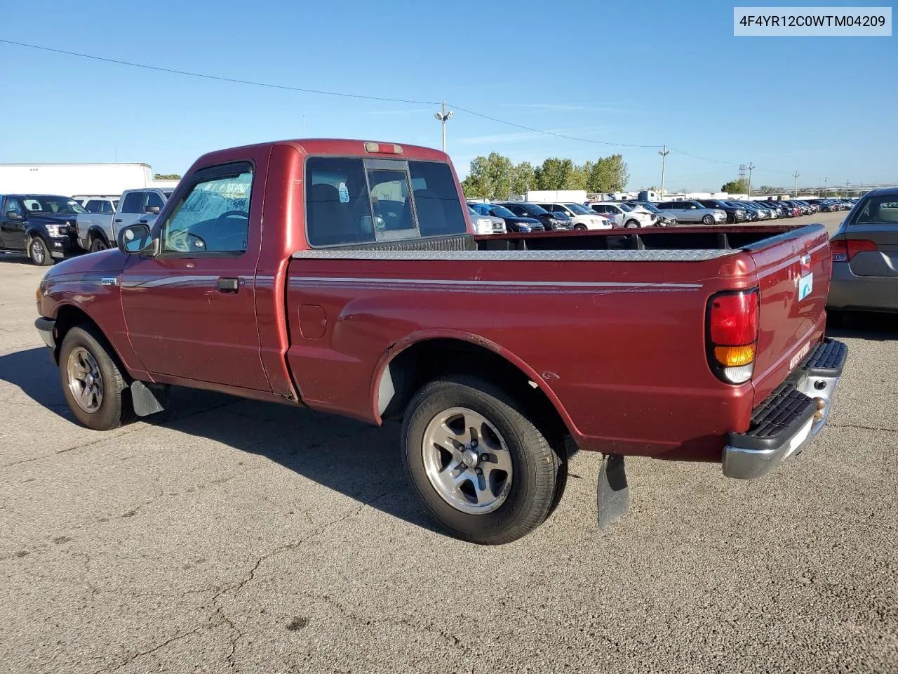 1998 Mazda B2500 VIN: 4F4YR12C0WTM04209 Lot: 73883084