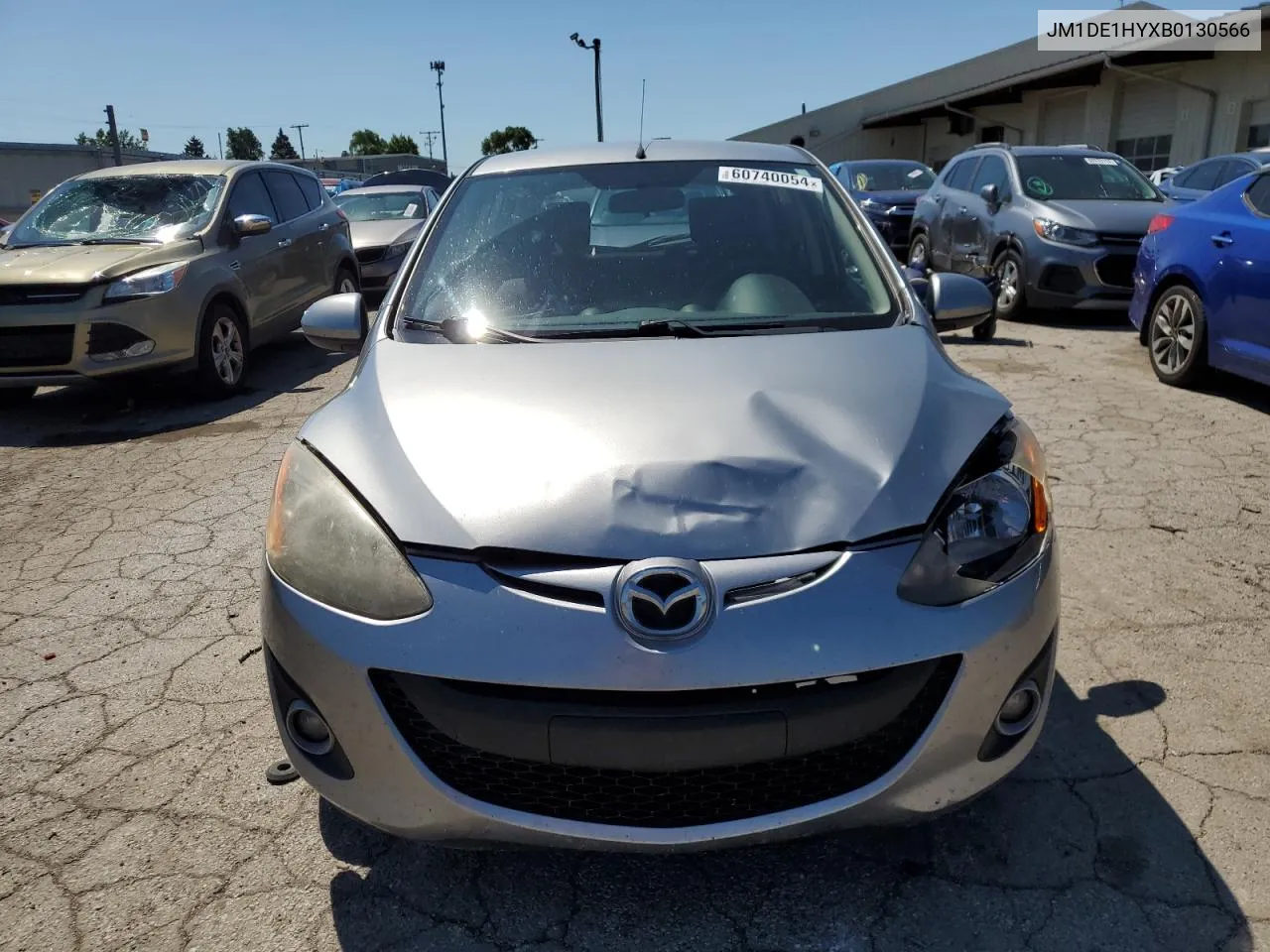 2011 Mazda Mazda2 VIN: JM1DE1HYXB0130566 Lot: 60740054