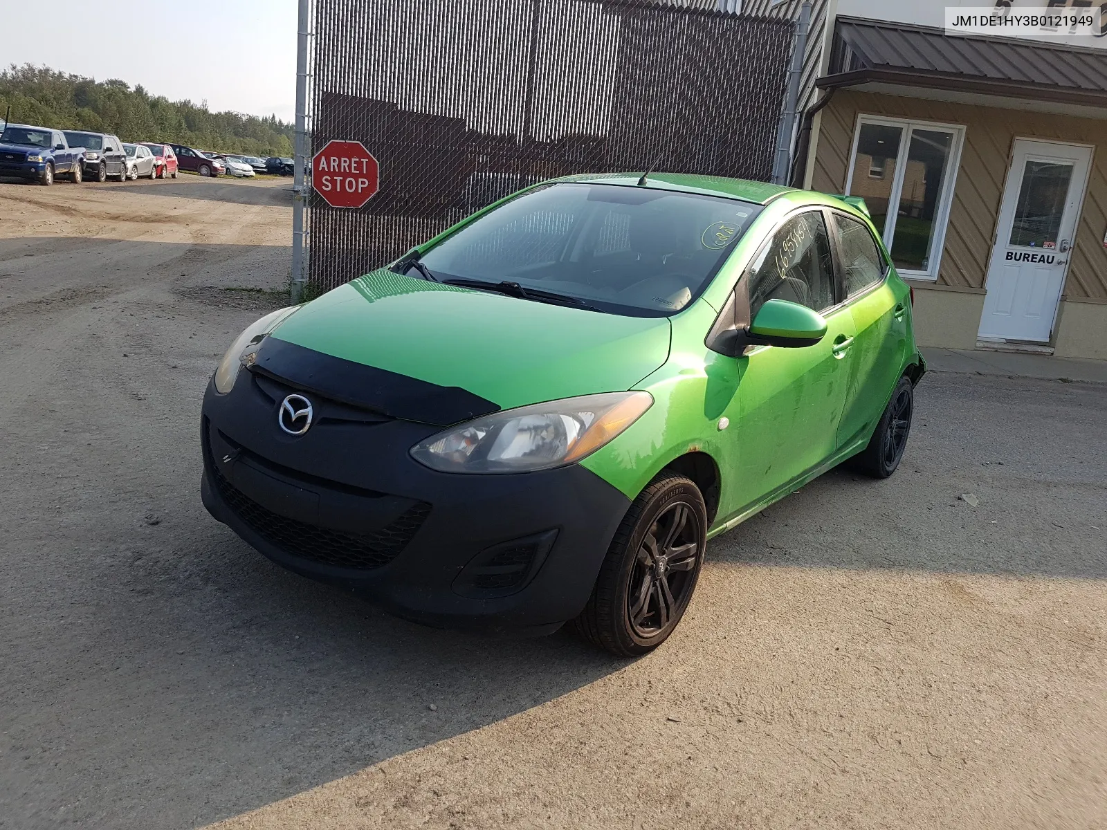 2011 Mazda Mazda2 VIN: JM1DE1HY3B0121949 Lot: 66958854