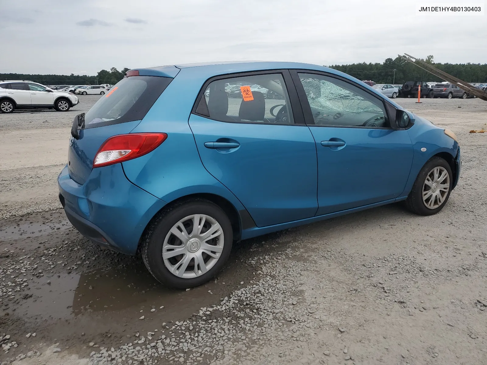 2011 Mazda Mazda2 VIN: JM1DE1HY4B0130403 Lot: 67344014