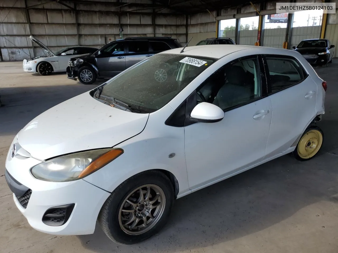 2011 Mazda Mazda2 VIN: JM1DE1HZ5B0124103 Lot: 70988154