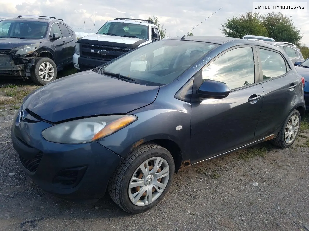 2011 Mazda Mazda2 VIN: JM1DE1HY4B0106795 Lot: 71070334